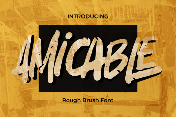Amicable Font for Editorial Design and Branding