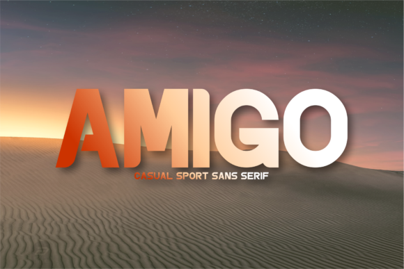 Amigo: A Bold Display Font for Editorial Elegance