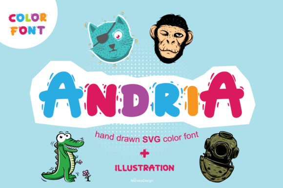 Andria: A Friendly Display Font for Modern Editorial Design