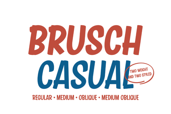 Brusch Casual: A Versatile Display Font for Digital Creatives