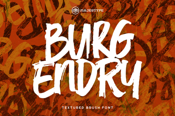 Burgendry: A Cool Display Font for Modern Branding