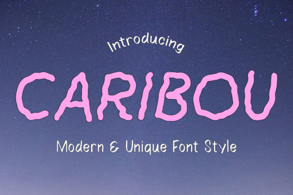 Caribou Font for Bold and Playful Branding
