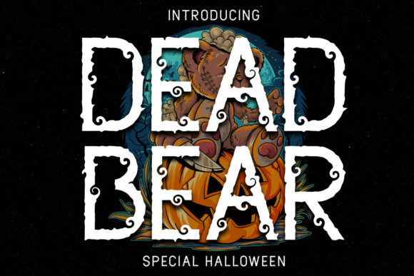 Dead Bear Font for Bold Branding and Eye-Catching Designs