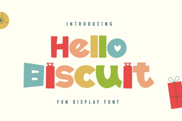 Hello Biscuit: A Friendly Display Font for Editorial Design