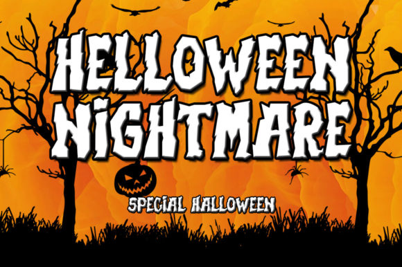 Helloween Nightmare Font for Web Design