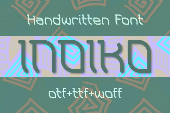 Indiko Font for Web Design Projects