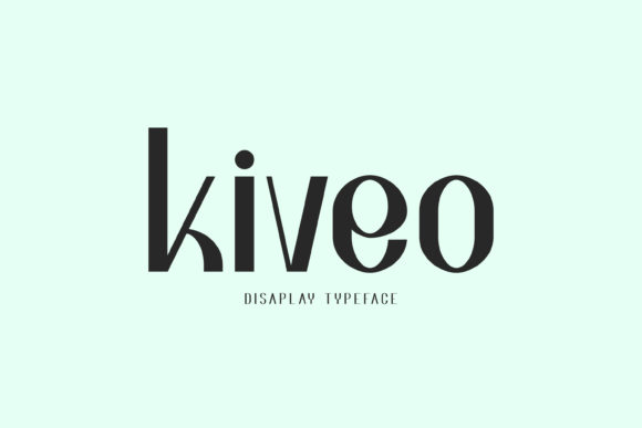 Kiveo: A Modern Display Font for Editorial Projects