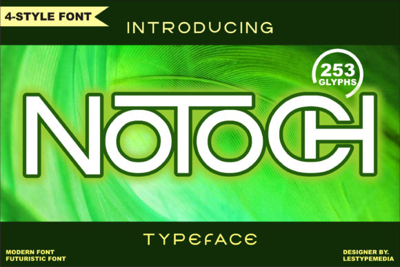Notoch Display Font Review for Design Projects
