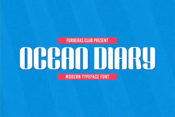 Ocean Diary Font for Polished Branding