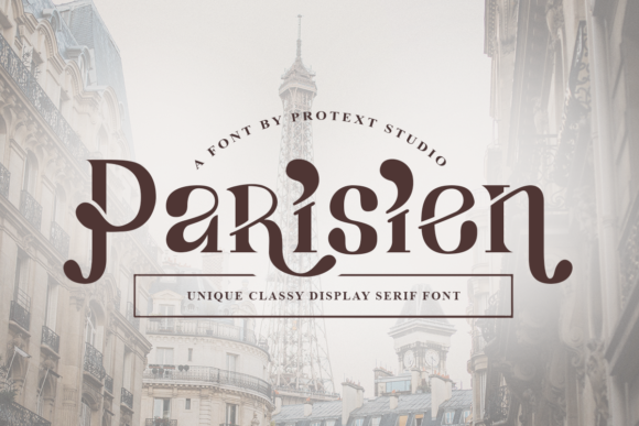 Parisien: A Modern Display Font for Editorial Design