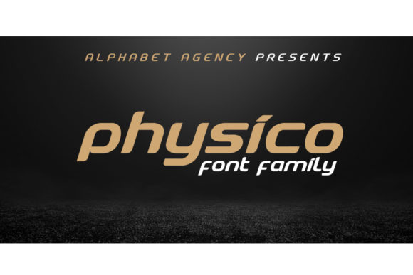 Physico: A Modern Display Font for Editorial Design