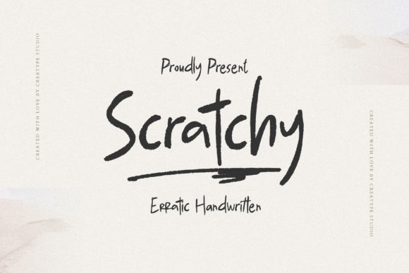 Scratchy: A Vintage-Inspired Display Font for Web Design