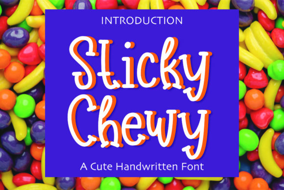 Sticky Chewy: A Quirky Display Font for Bold Branding