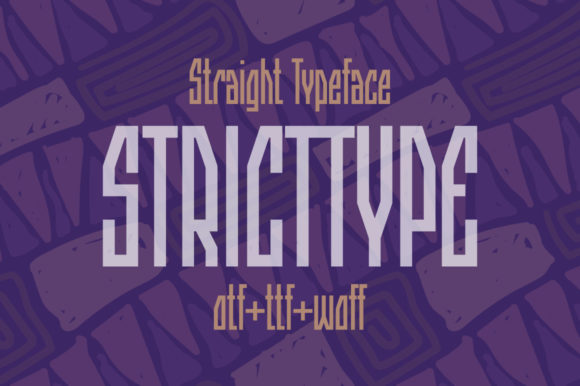 Stricttype: A Robotic Font That Elevates Digital Design