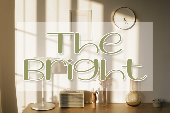 The Bright: A Modern Display Font for Web Design