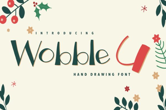 Wobble U: A Quirky Display Font for Web Design